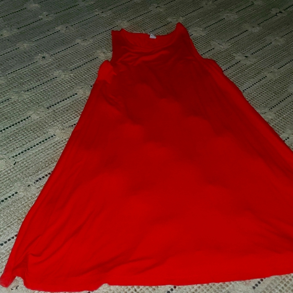 Orange dress